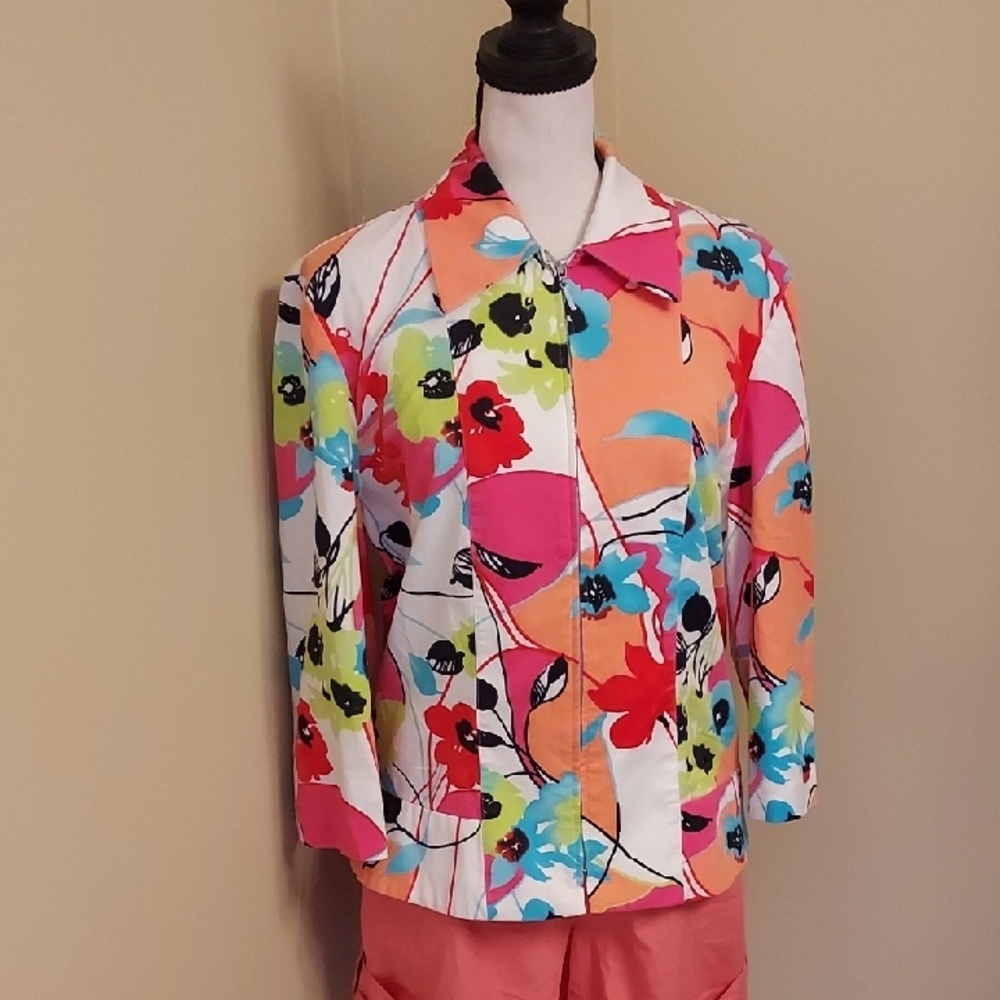 Michele Colorful Floral Jacket